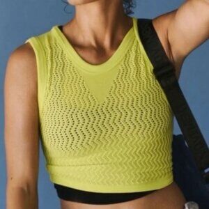 FREE PEOPLE Movement Throw It Textured Muscle Tank Size M/L